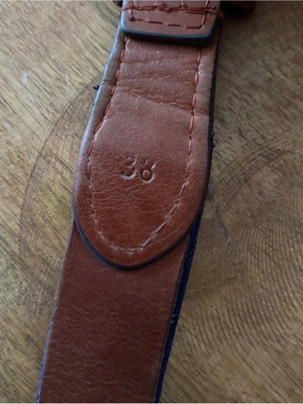 Smathers & Branson Italian Leather & Hand-Stitched Dancing Bears Men’s Belt - 38